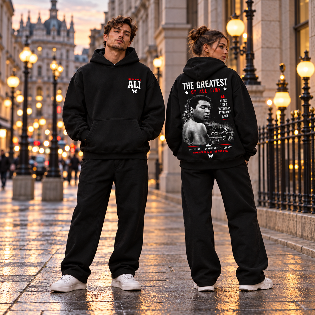Muhammad Ali Iconic Heavyweight Hoodie