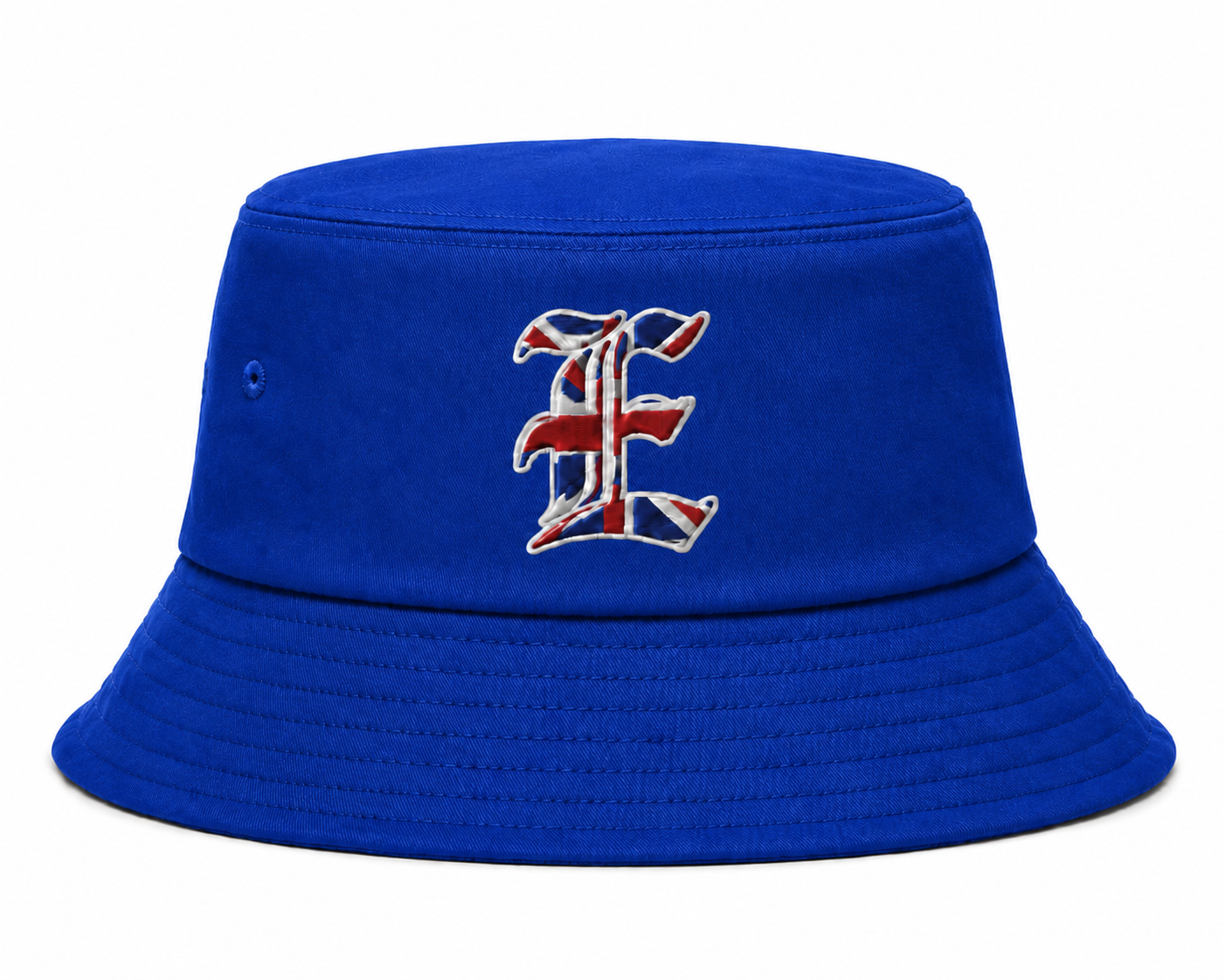Old English E  “GB” Bucket Hat -Blue  Edition